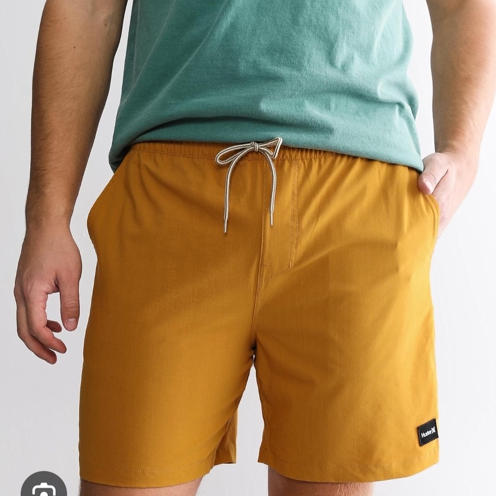 Hurley Mustard Yellow Men's Shorts
